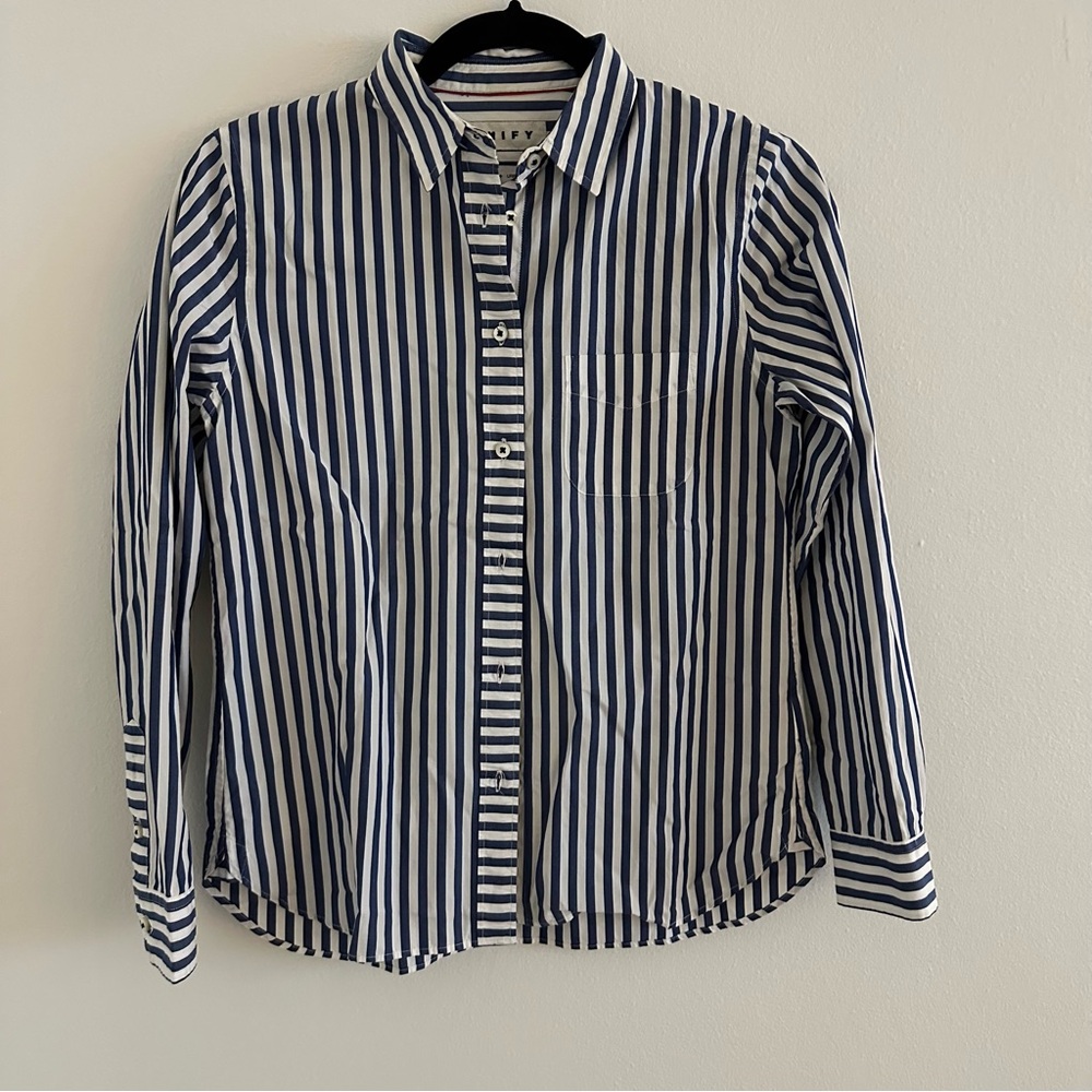 STILL BY HAND x Urban Research Doors Japan Unify striped button down shirt • xs